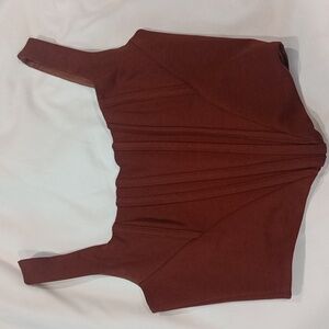 Missguided corset with zipper